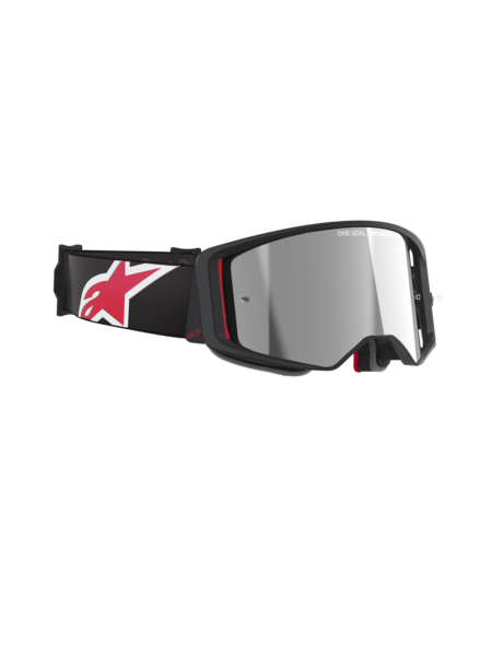 Alpinestars Supertech Corp MX Goggles Black/Red Mirror Silver