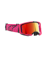 Alpinestars Vision 8 Corp MX Goggles Pink Mirror Red
