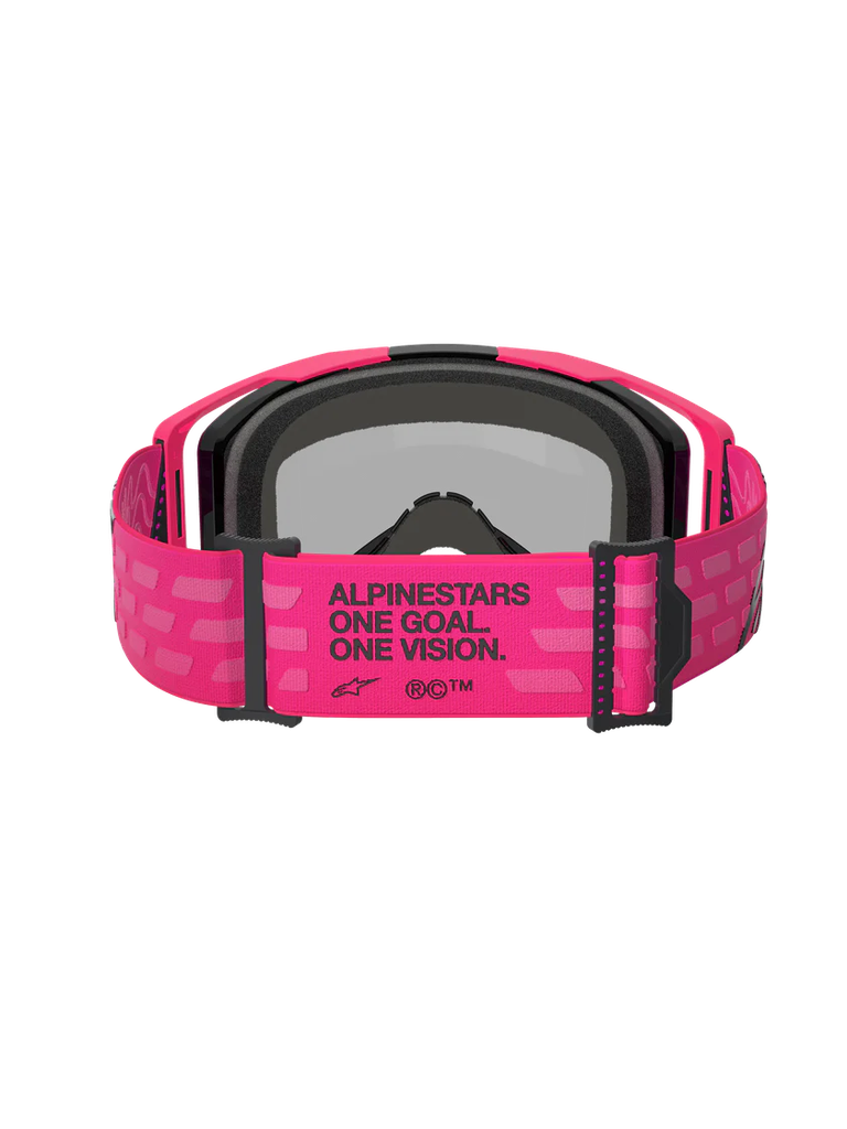Alpinestars Vision 8 Corp MX Goggles Pink Mirror Red