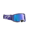 Alpinestars Vision 8 Corp MX Goggles Purple Mirror Blue