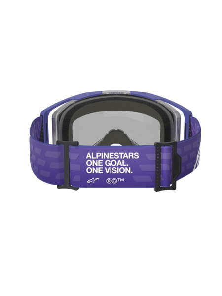 Alpinestars Vision 8 Corp MX Goggles Purple Mirror Blue