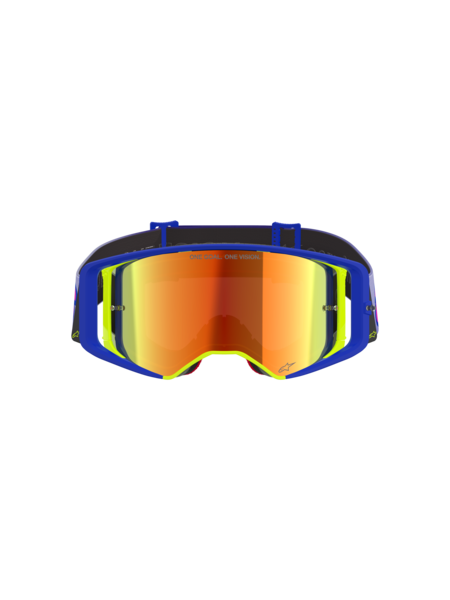 Alpinestars Supertech Vista Goggles Blue/Yellow/Purple Mirror Red