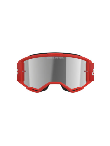 Alpinestars Vision 3 Wordmark Goggles Red Mirror Silver