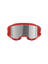 Alpinestars Vision 3 Wordmark Goggles Red Mirror Silver