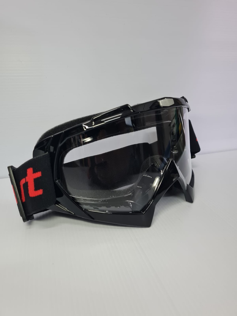 Racecraft Goggle Black - Clear Lens