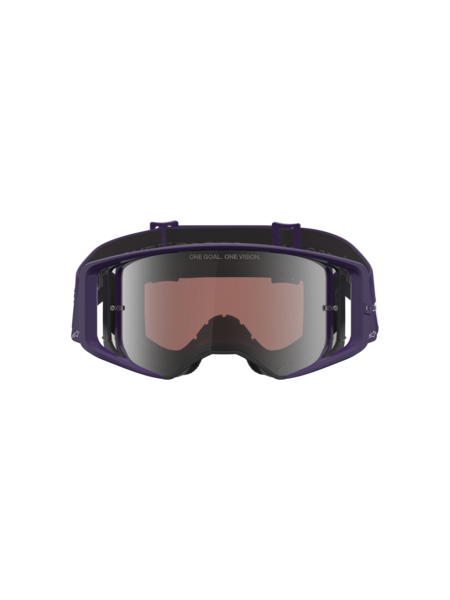 Alpinestars Goggles Supertech Hunta Purple/White Mirror Silver