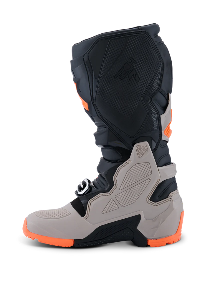 Alpinestars Tech 7 Enduro 2026 Boots White/Warm Grey/Orange Fluo