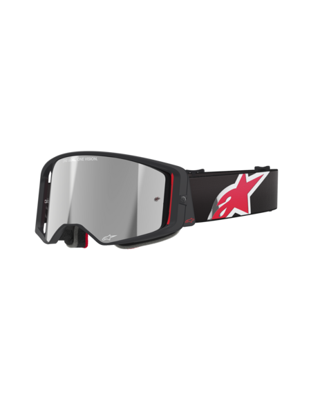 Alpinestars Supertech Corp MX Goggles Black/Red Mirror Silver