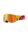 Alpinestars Supertech Corp MX Goggles Yellow/Pink Mirror Red