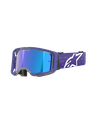 Alpinestars Vision 8 Corp MX Goggles Purple Mirror Blue