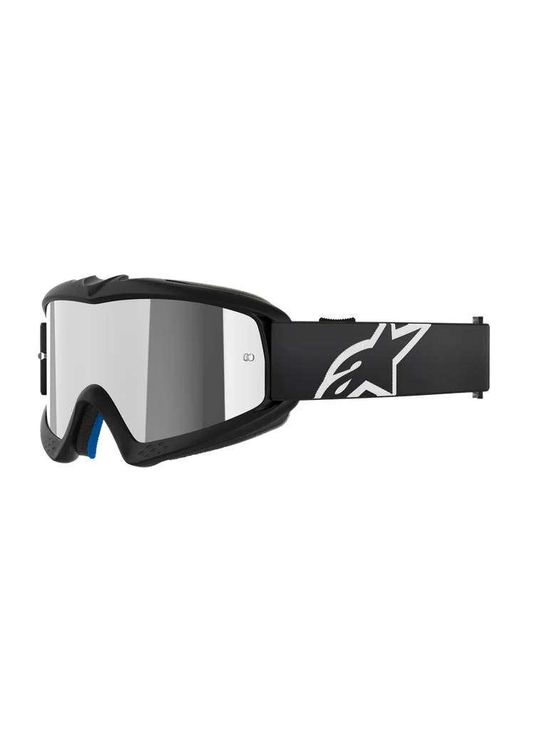 Alpinestars Youth Vision Corp MX Goggles Black Mirror Silver