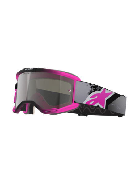 Alpinestars Goggles Vision 5 Lahnd Iron/Pink Flou Mirror Silver