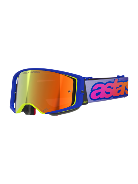 Alpinestars Goggles Supertech Vista Blue/Yellow/Purple Mirror Red