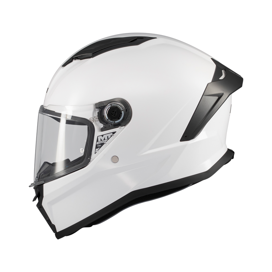 MT Full Face Helmet Stinger 2 Pure A0 White