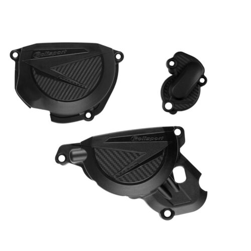 Polisport Clutch & Ignition Cover Kit RR 350 '20-24 Black