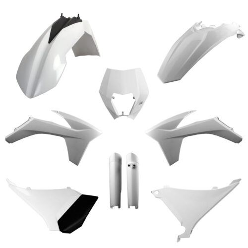 Polisport Plastic Kit KTM EXC/EXC-F/XCW/XCW-F '12-13 White