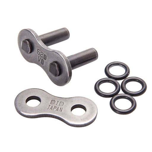 [DID-520VOZJ] DID Chain Masterlink 520 VO Rivet Type O-Ring Natural