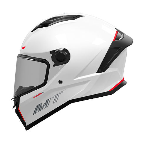 [MT-HM-1334000000] MT Full Face Helmet Stinger 2 Gloss White