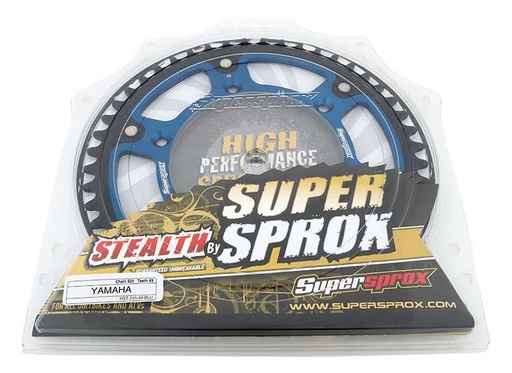 [SSX-RST-245:49-BLU] Supersprox Rear Sprocket 49T Stealth Blue WR|YZ|F 125/250/450 '97