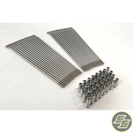 [EXC-XS8-23197] Excel Rim Spokes Rear 4mm Stainless 19" Kawasaki 9/27pc