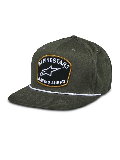 [ALP-AS1235-81445/690] Alpinestars Promptus Hat Flat Bill Snap Military Green