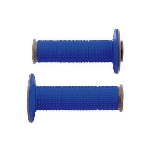 [RTE-R-MPRGRBL0011] RTech Full Diamond Dual Compound Grips Light Grey/Blue