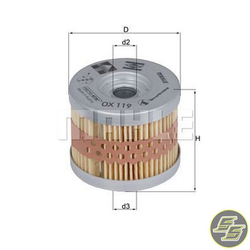 [MAH-OX119] Mahle Oil Filter OX119