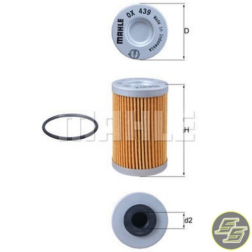 [MAH-OX439D] Mahle Oil Filter OX439D
