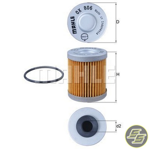 [MAH-OX806D] Mahle Oil Filter OX806D